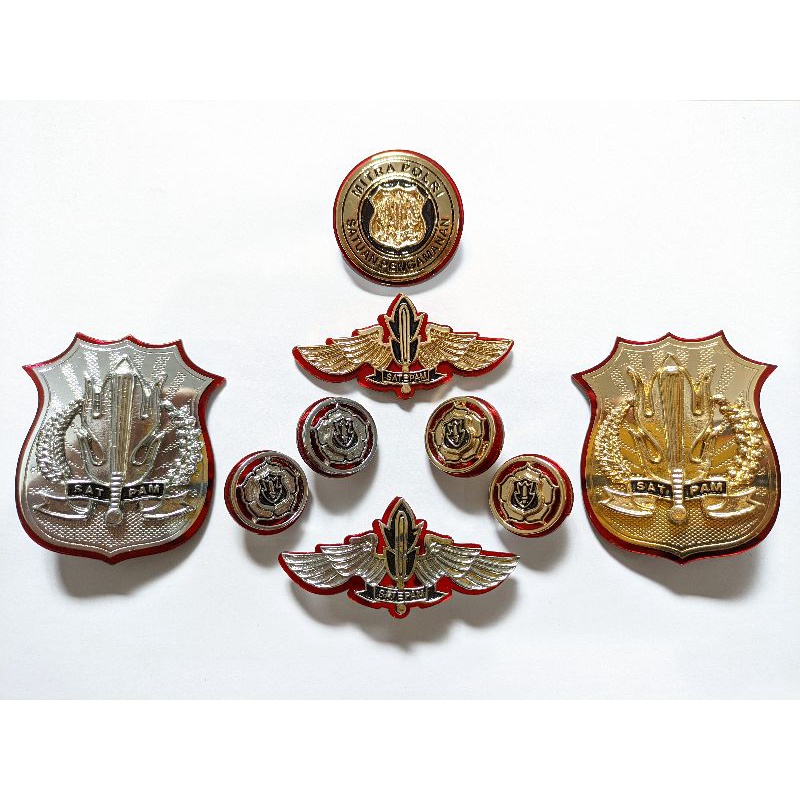 PIN GADA,PIN MITRA POLRI,WING SATPAM,MONOGRAM SATPAM,KEWENANGAN SATPAM