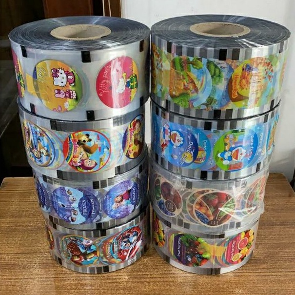 Lid Plastik Rol Mesin Sealer Cup Khusus Gelas Aqua atau Aqua Cup, Lid ukuran 10 cm x 500 mtr