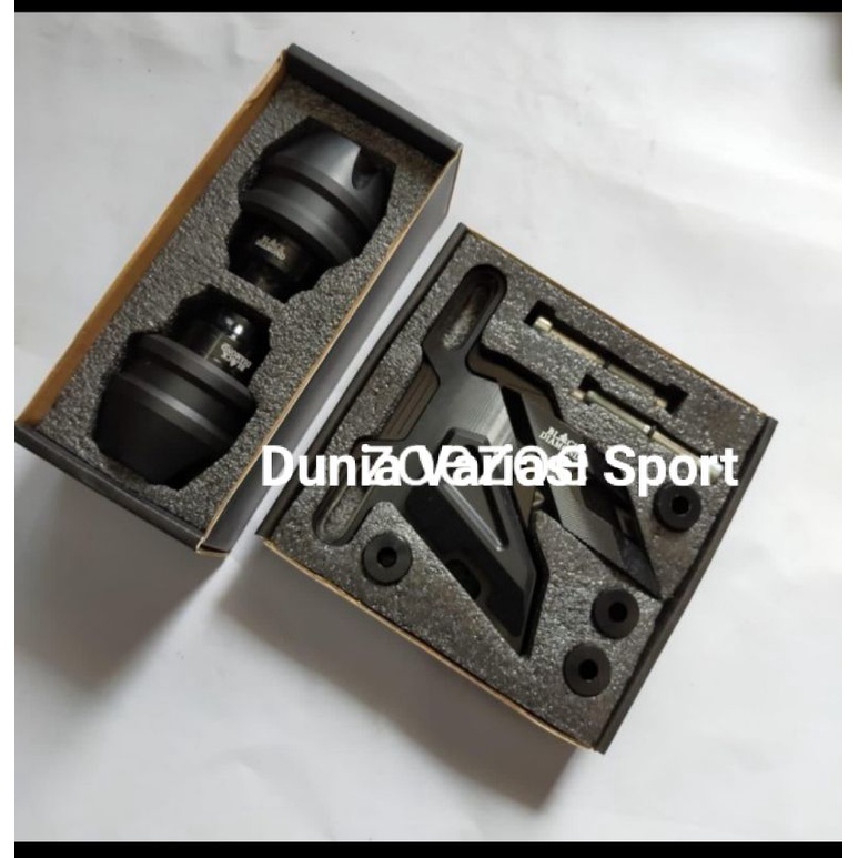 Paket Jalu As Roda plus Cover Kaliper PCX 160/ADV 150 Black Diamond