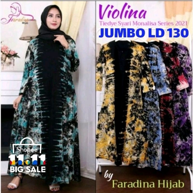 LEAF MAXY DRESS GAMIS BUSUI RAYON VISCOSE PREMIUM