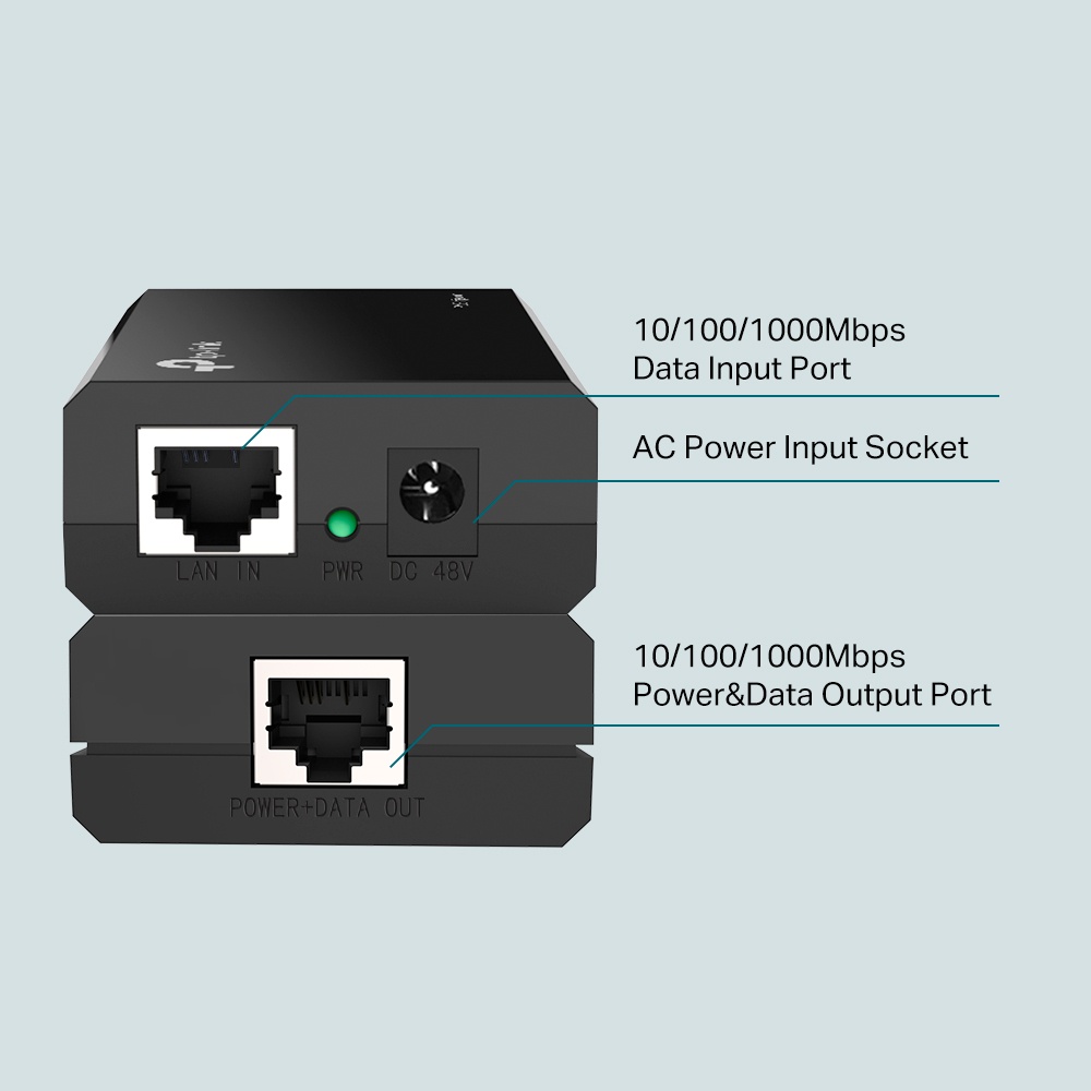 TP-LINK TL-POE150S INJECTOR - Injector POE TP Link POE150S Gigabit