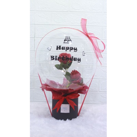 (PO 1 hari) buket bunga balon/buket bunga balon custom/ buket bunga balon korea