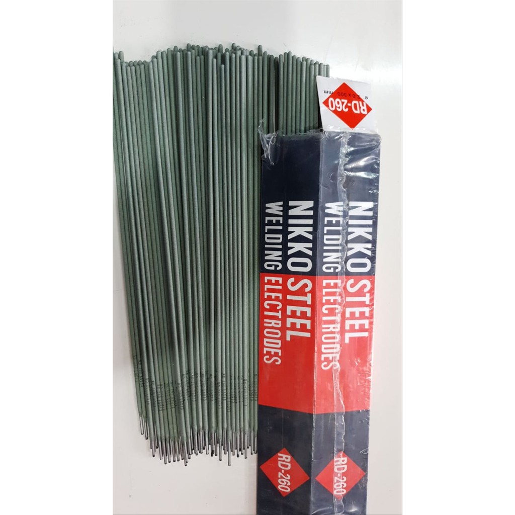 Kawat Las Listrik ukuran 2 mm Nikko Steel 2 KG 1 dus Berkualitas