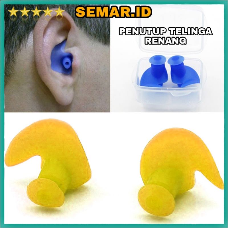 Penutup Telinga Renang Anak dan Dewasa Ear Plug Anti Air