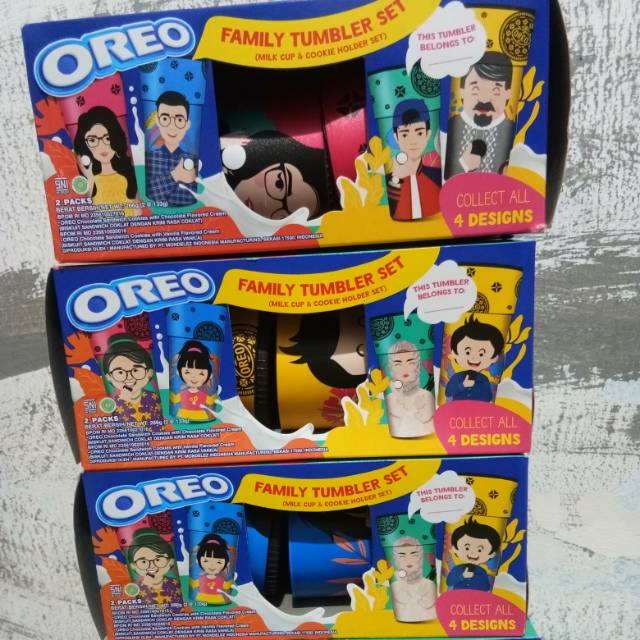 

Oreo family tumbler set