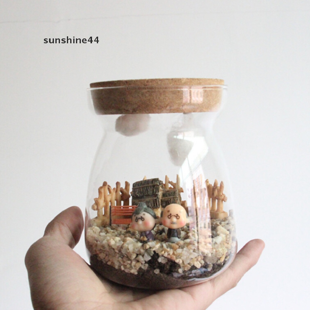 Sunshine Miniatur Rumah Boneka / Bonsai Untuk Dekorasi Taman / Terrarium Diy