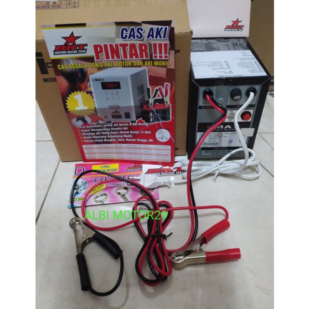Jual CAS AKI ACCU BRT IMAX 40 AMPERE CHARGER AKI ACCU MOBIL DAN CAS