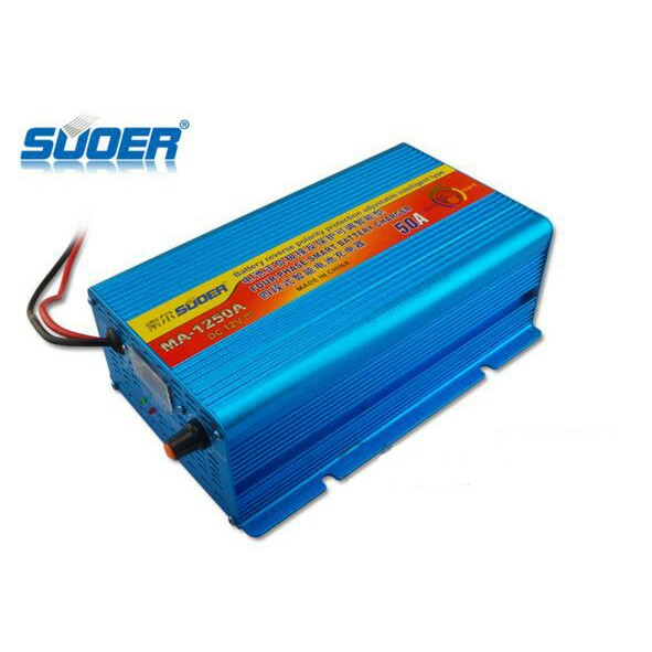 Charger strum Aki Cas Accu Suoer 50A 50 A 50Ampere 50 Ampere Otomatis Motor Mobil 12 volt