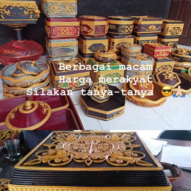 Kerajinan Koran ( Keben , tempat Bunga, Bokor, Bingkai foto. DLL )