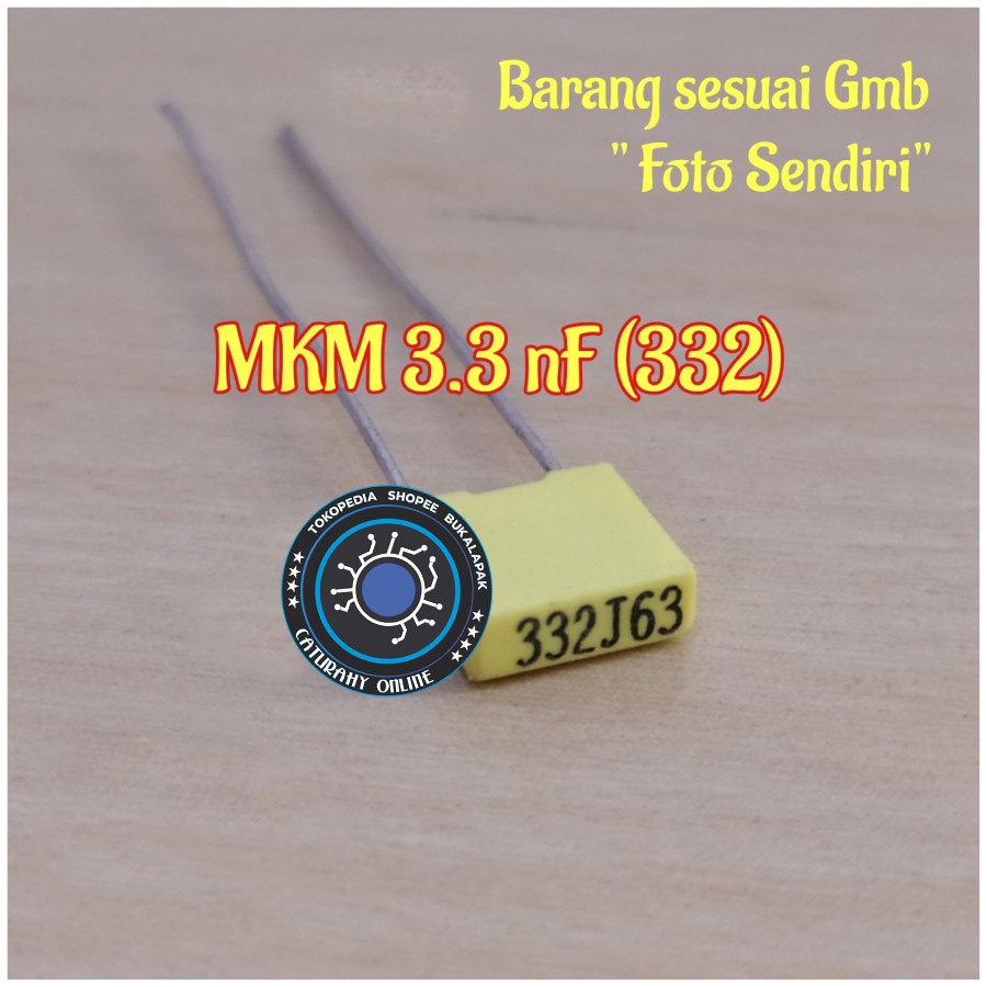 Kapasitor MKM 332 3.3nF capacitor MKM 3.3 nf capasitor 3300 pf