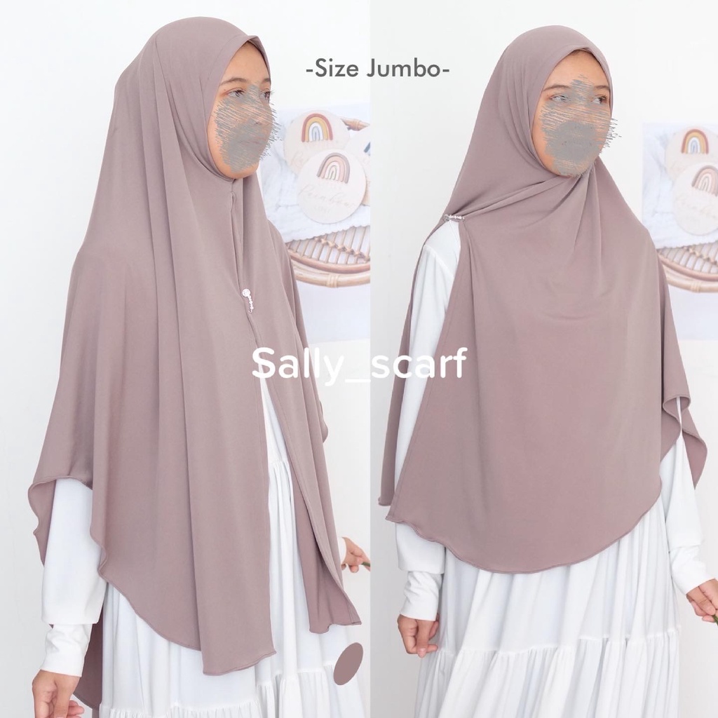 Hijab Quenna instan jersey premium , khimar instan, bergo standar dan syar i