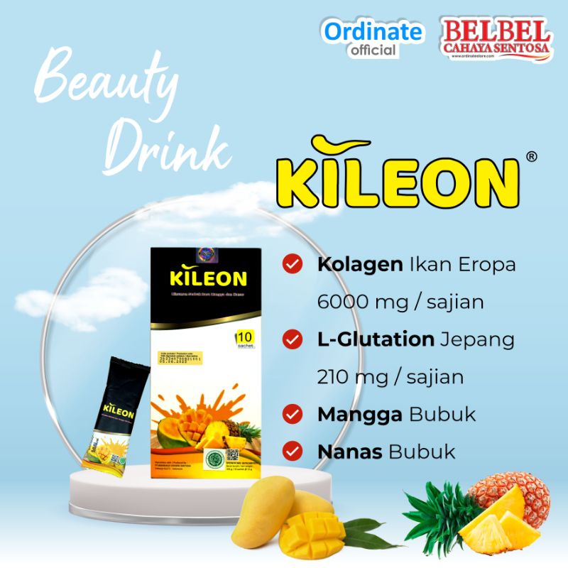 

Minuman Kolagen Kileon Mangga dan Nanas