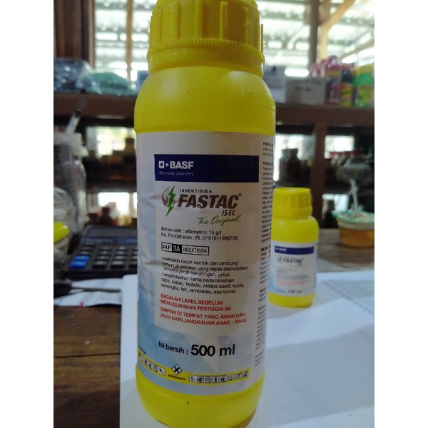 FASTAC 15EC,500ML, INSEKTISIDA BERBAHAN AKTIF: ALFAMETRIN 15G/L