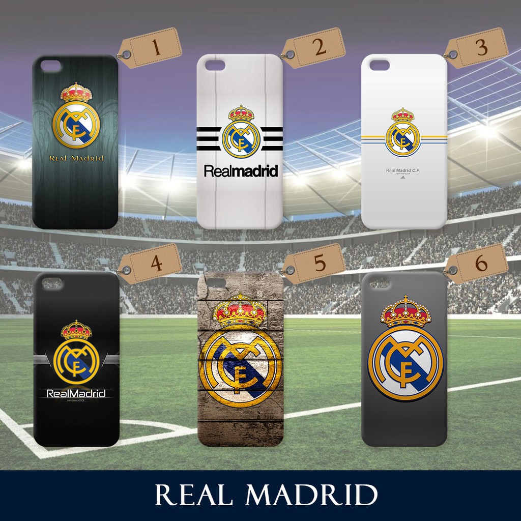 Casing OPPO A3s OPPO A5 Realme C1 Custom HP Real Madrid L0240