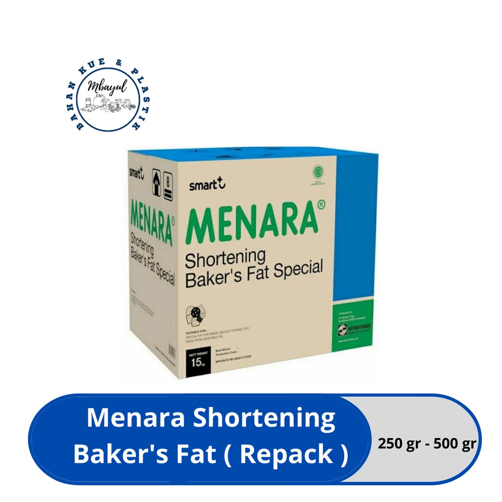 

Mentega Putih Menara Repack 250gr/500gr