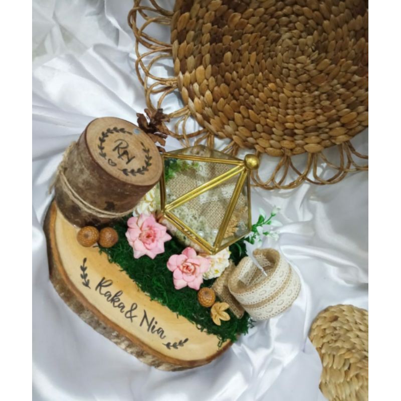 Ring Box Kotak Cincin Lengkap Kotak Perhiasan Mahar Seserahan Kotak Lamaran