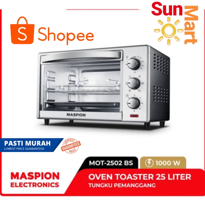 OVEN MASPION MOT-2502 BS TOASTER 25 LITER / MOT 2502 BS / MT2502BS