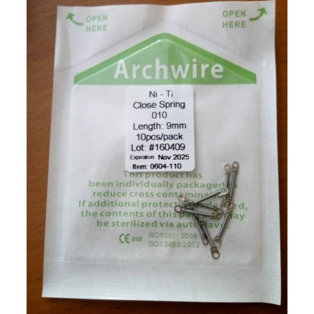 OPEN COIL CLOSE COIL spring NiTi Behel Gigi Niti open coil