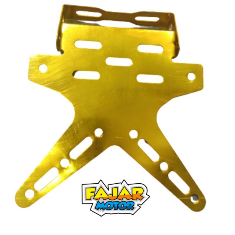 BREKET PANGKON PLAT BELAKANG MODEL KUPU KUPU CNC