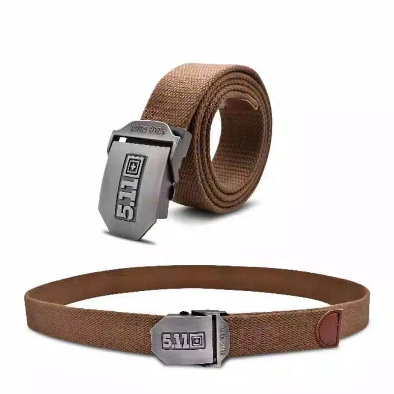 Ikat Pinggang Gesper Pria Kanvas Jepit Polos Sabuk Canvas Tactical 511 Fashion Men Belt