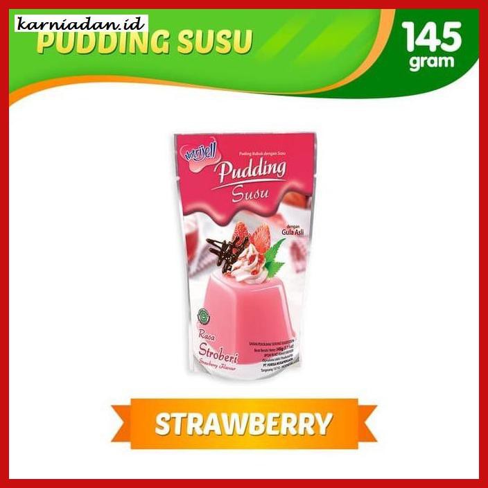 

RAGA-RAGA- NUTRIJELL PUDING NUTRIJELL PUDDING SUSU STROBERI STRAWBERRY FLAVOUR -GNIDUP-NAHAB.