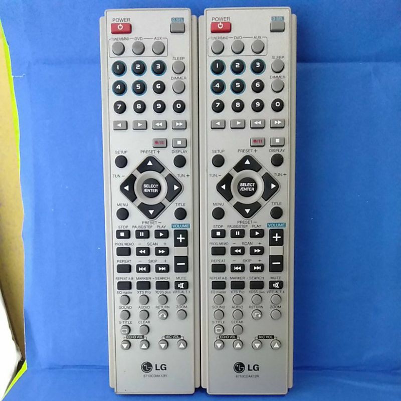 REMOTE REMOT DVD PLAYER HOME THEATER LG AKBxxxx ORIGINAL ASLI