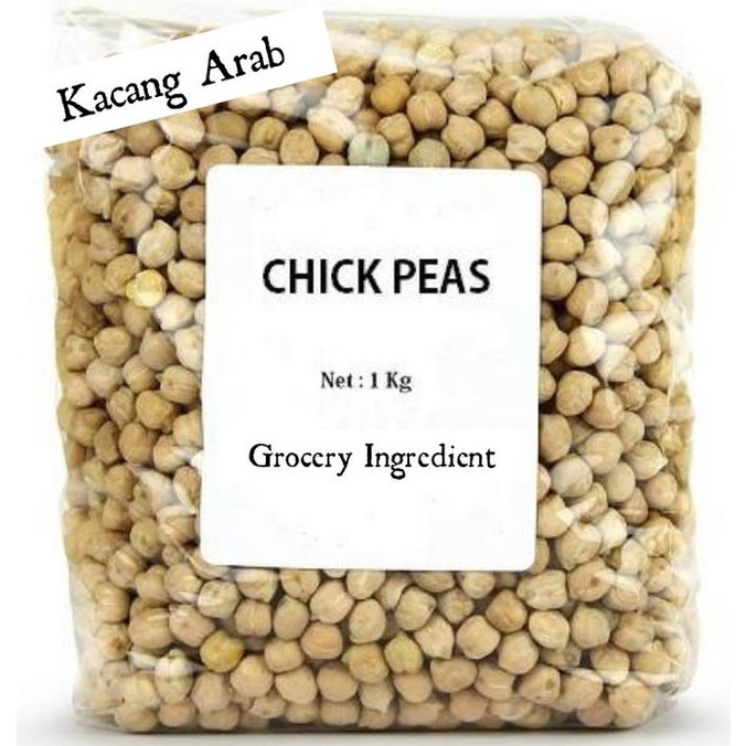 

Chick Peas Whole 1Kg / Kacang Arab / Grabanzo