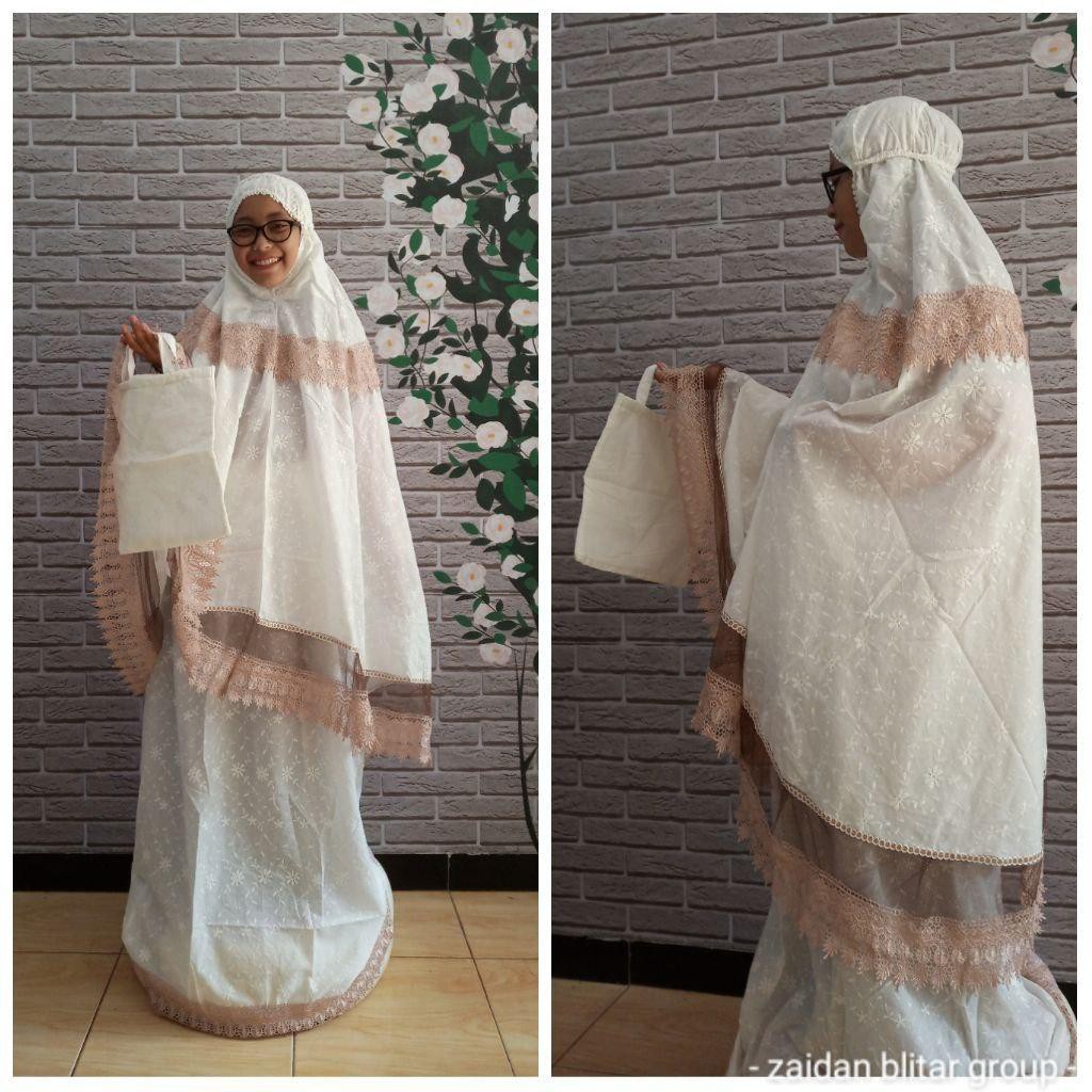 Mukena Setelan Dewasa Setelan Jepang Tile - Rukuh Mahar Kado Hantaran Parcel Seserahan Zaidan Mall