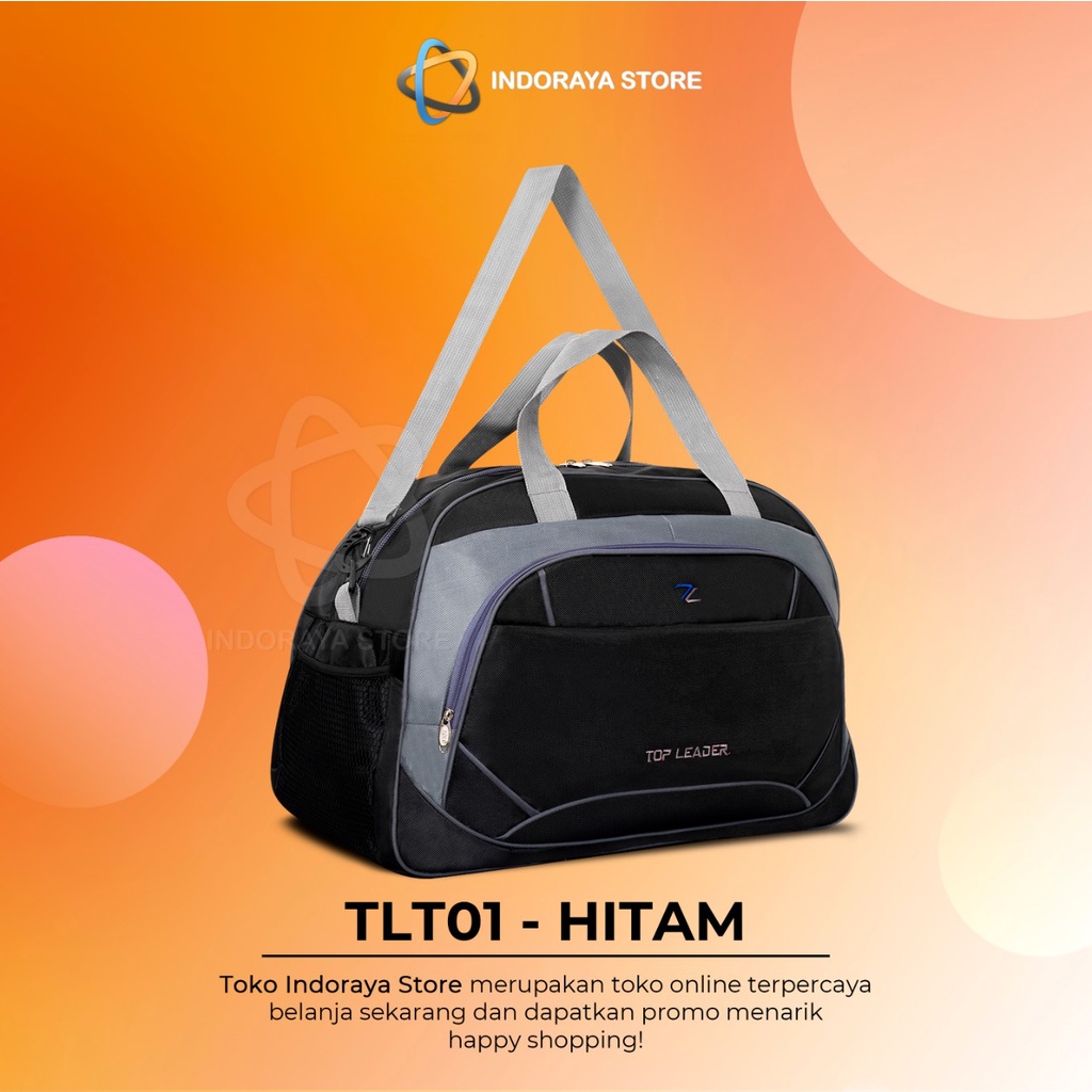 Tas Pakaian Mudik Pria Wanita Travel Bag 2 in 1 Multifungsi Original TOP LEADER Ukuran Jumbo