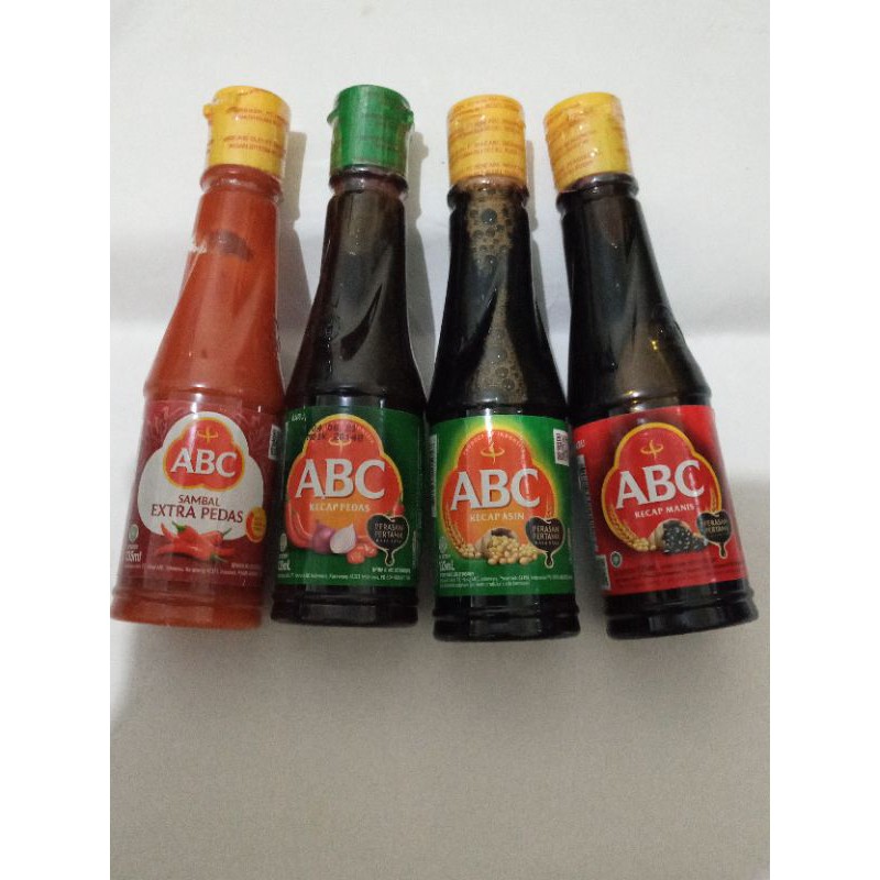 

Kecap dan Saus ABC Aneka Varian Rasa Kemasan Botol (133ml dan 135ml)