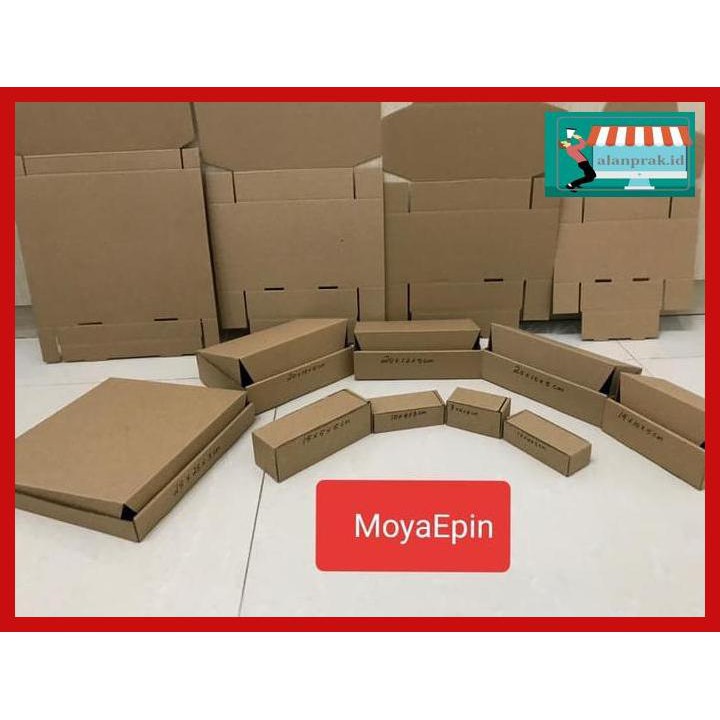 

4Rsd65E- Kardus/Karton/ Box Uk.27X17X5 Cm, Die Cut ,Seperti Kardus Pizza, St Ty6Rt65-