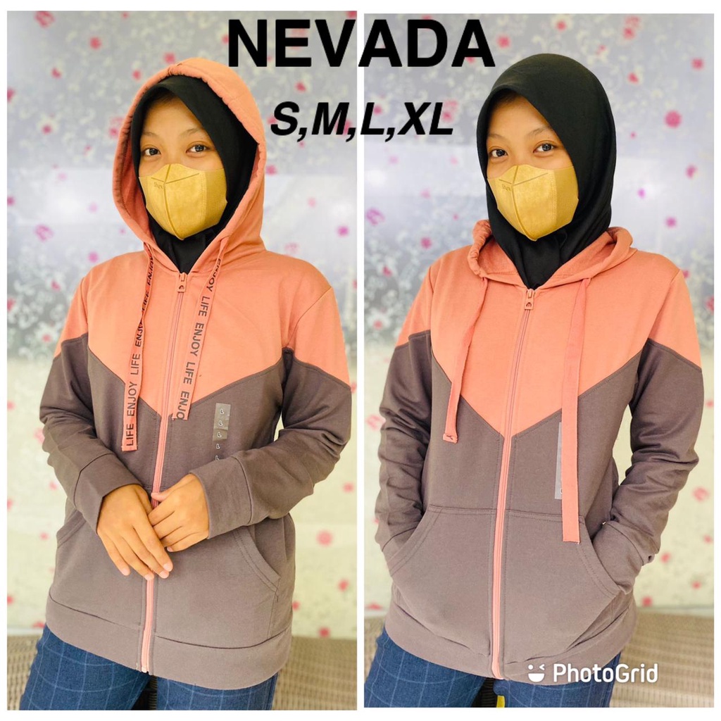 jaket cewe nevada 2 warna