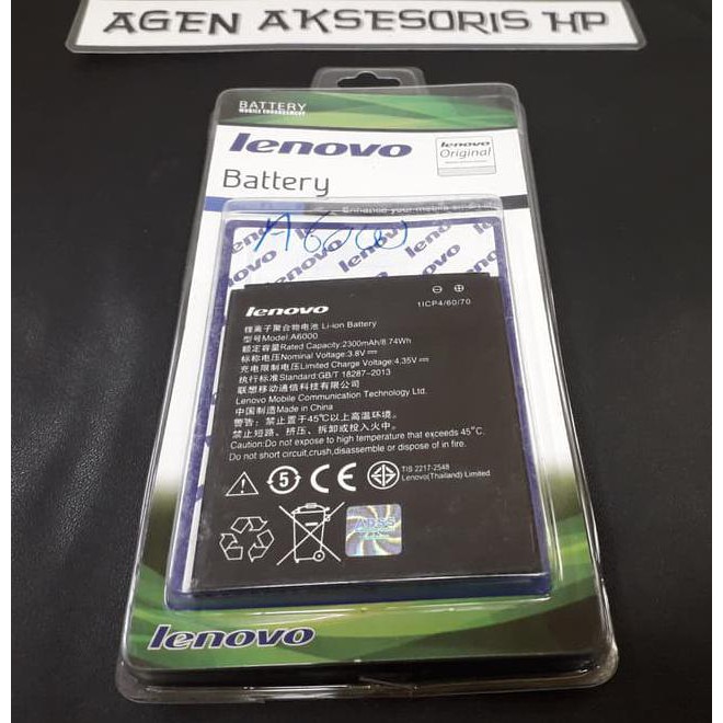 Batre Lenovo A6000 BL242 A6000+ K3 A6000 Plus Baterai Ori