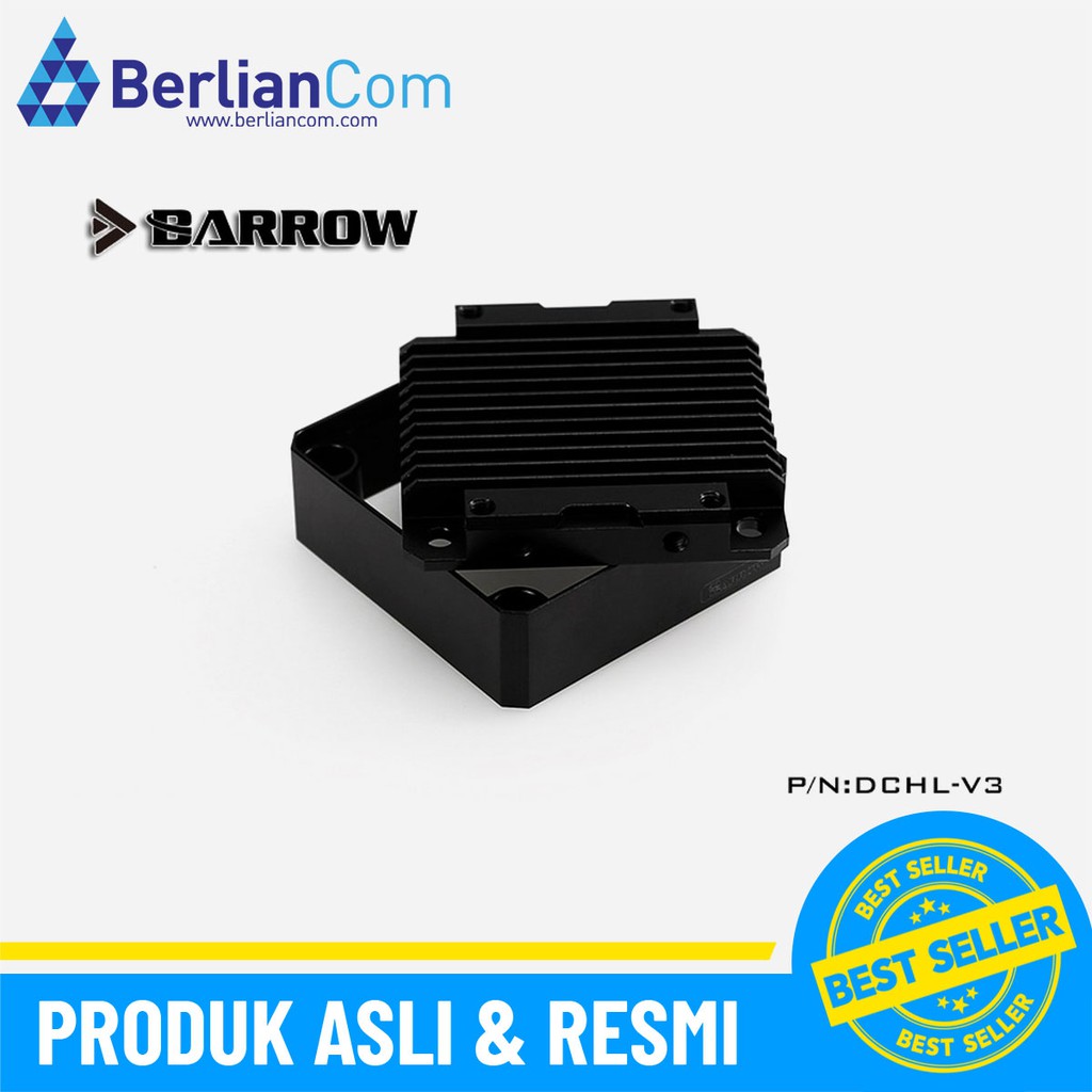 BARROW DCHL-V3 Aluminum Heatsink Top Kit For DDC Pump Black