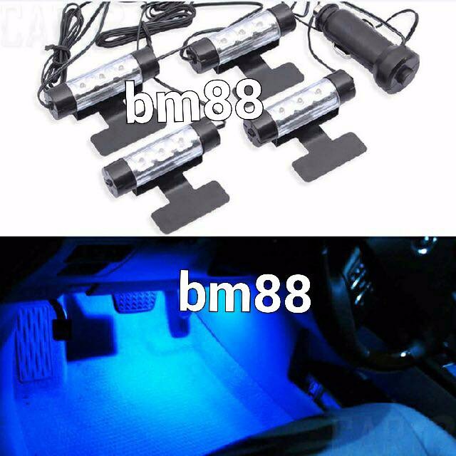 Lampu Kabin / Foot Step Lamp - 4 x 3 Led Mobil