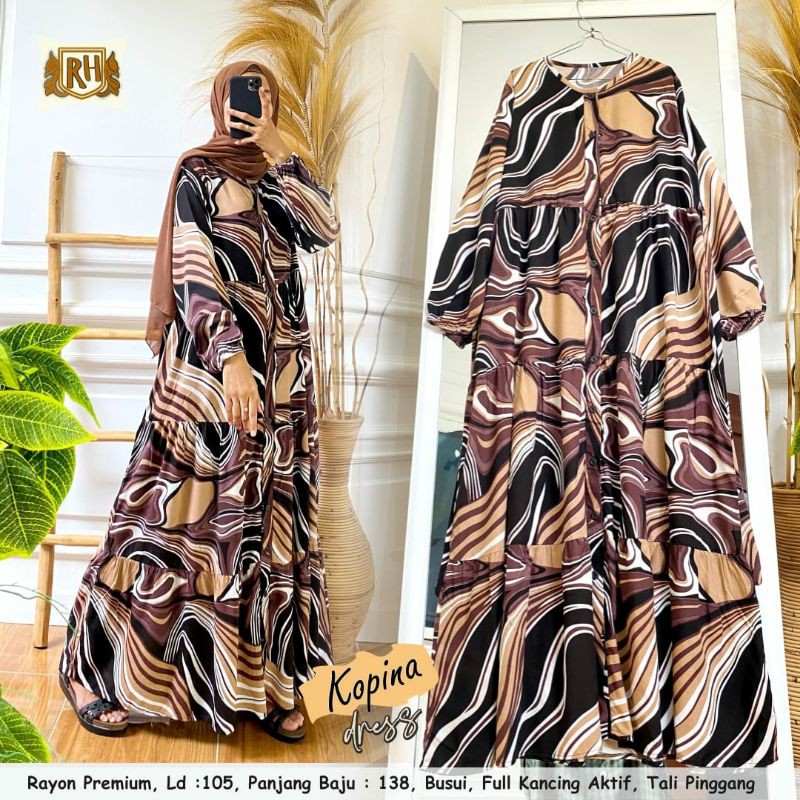 KOPINA DRESS / GAMIS SYARI / GAMIS MOTIF SOLO / GAMIS MURAH SOLO / GAMIS / BTC SOLO / PARAHITA STORE