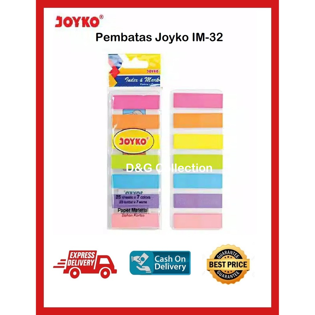 

INDEX & MARK /PENANDA / PEMBATAS JOYKO IM-32/ KERTAS