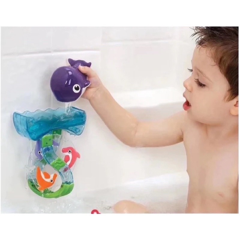 munchkin dolphin divers bath toys mainan mandi anak