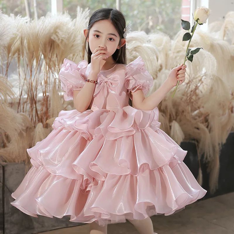 DRESS ORGANZA ANAK PEREMPUAN GAUN PESTA ULANG TAHUN BAYI PEREMPUAN DRESS TUTU ANAK PEREMPUAN DRESS T