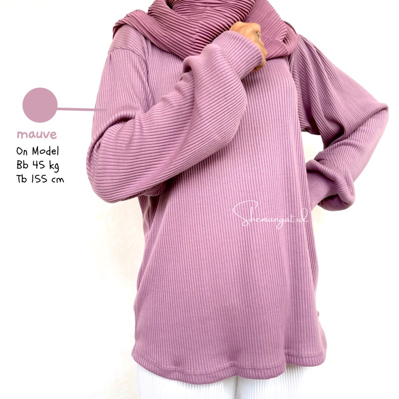 BELIA BLOUSE KNIT PREMIUM BY SHEMANGAT ID