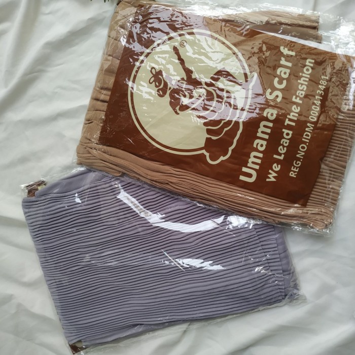 PASHMINA- PASHMINA PLISKET PRISKET BY UMAMA SCARF KERUDUNG PASMINA - SERI A, NO 4 -PASHMINA.