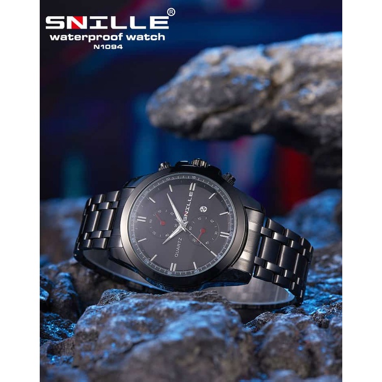 Jam Tangan Pria SNILLE Jam Rantai Sport Anti Air High Quality