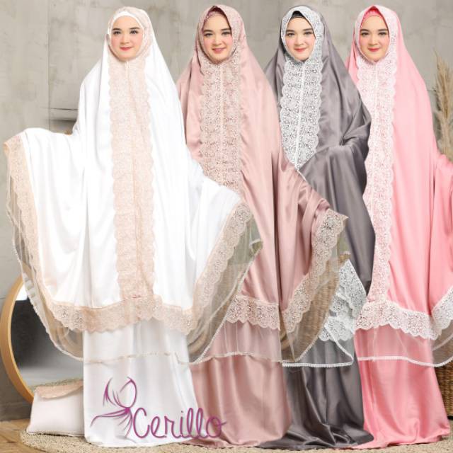 Mukena Renda Syahrini By Cerillo