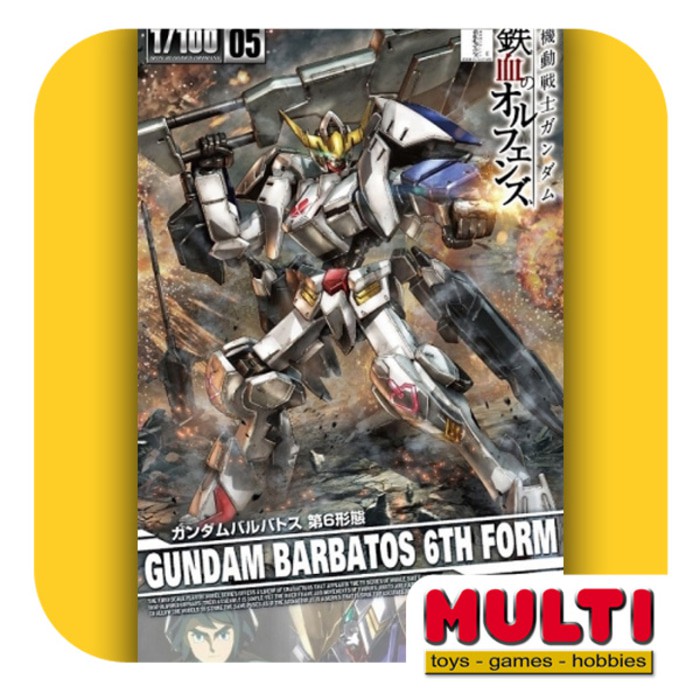 Iron Blooded Orphans 1/100 Gundam Barbatos 6Th Form - De959D - Original Asli