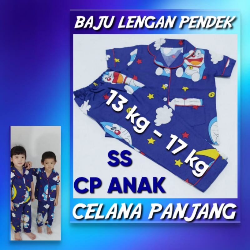 BISA PILIH MOTIF PART 1/ BAJU TIDUR ANAK USIA 2 TAHUN SAMPAI 6 TAHUN SETELAN PIYAMA