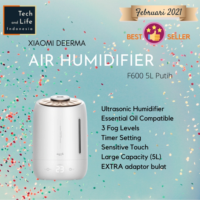 Deerma F600 Humidifier 5L Pelembab Udara