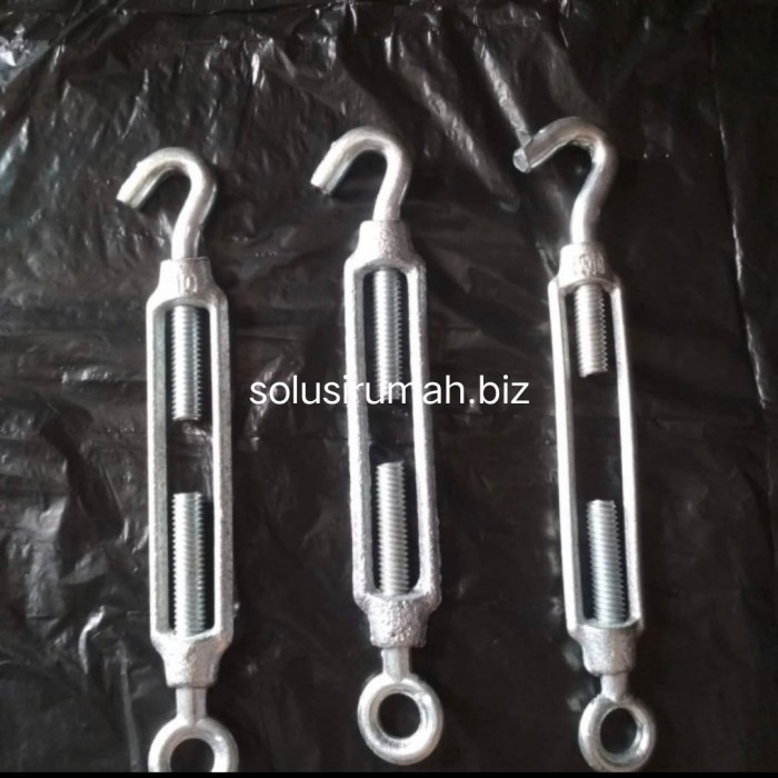 1bj span skrup jarum keras trun buckle m10 m 10 trunbuckle sekrup spun - silver
