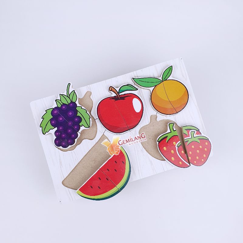 Chungky Buah Chungky Sayur Puzzle Buah Cungki