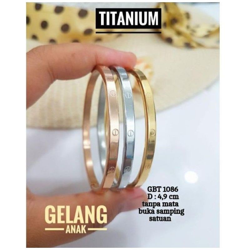 VIRALL BELI 2 GRATIS 1 GELANG TITANIUM WANITA STAINLESS STEEL