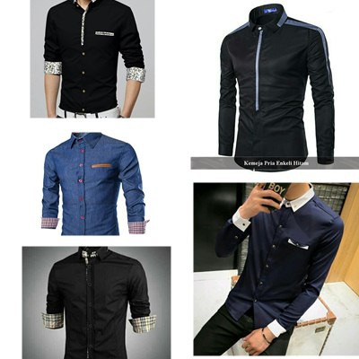 kemeja pria lengan panjang murah fashion kado untuk cowo kuliah kerja hadiah buat pacar